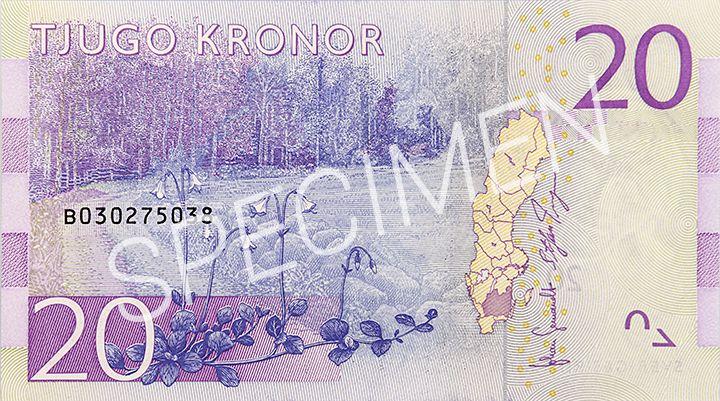 1,3 миллиарда крон в банкнотах нового вида выпущено в Швеции