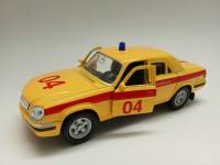Модель авто 1:43 ГАЗ 31105 Волга аварийная Autotime без коробки