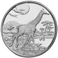 2005 Монета Сьерра-Леоне 1 доллар Жираф  Медь-Никель  UNC