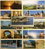 Набор открыток "Кирилло-Белозерский музей-заповедник", 18 шт., 1977 г.