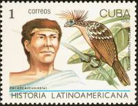 (1987-053) Марка Куба "Каларка, Колумбия"    История Латинской Америки III Θ