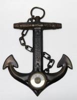 Термометр якорь Ленинград настенный металл