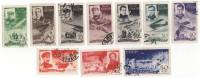 1935-06-15 Серия Набор марок 10 шт СССР  Спасение челюскинцев II Θ