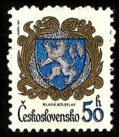 (1982-006) Марка Чехословакия "Млада Болеслав"    Гербы чехословацких городов II Θ