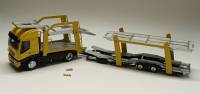 Модель авто 1:43 Iveco Stralis трейлер автовоз без коробки New Ray с мелкими дефектами