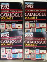 Книга Standart Postage Stamp Catalogue 1992 volume 1, 2, 3, 4 1992 Scott США Мягкая обл. 5 000 с. С 