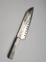 Нож кухонный поварской кованый сталь ручная работа 450 грамм тяжелая ручка