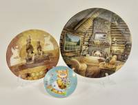 Тарелки панно декоративные настенные 3 шт 