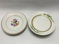 Тарелка фарфоровая 9 шт