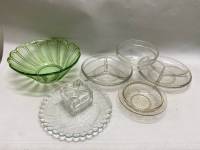 Посуда столовая стекло, салатники, минажницы