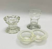 Подсвечники 3 шт стекло