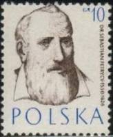 (1957-015) Марка Польша "Себастьян Петрици"   Знаменитые врачи №1 I Θ