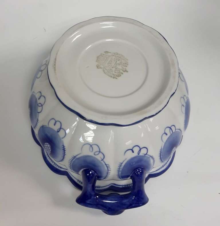 Конфетница, фарфор , гжель