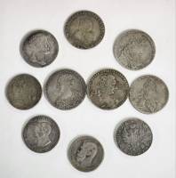 Набор копий царских монет 10 штук все разные