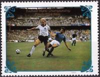 (1985-036) Марка Северная Корея "Италия - ФРГ 1982"   Финаля ЧМ по футболу 1970 - 1986 III Θ