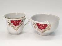 Пиала и Чашка кофейная фарфор ГДР