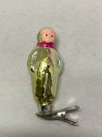 Елочная игрушка мальчик, на прищепке СССР