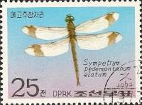 (1977-071) Марка Северная Корея "Стрекоза перевязанная"   Бабочки III Θ