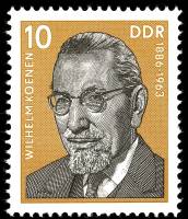 (1976-003) Марка Германия (ГДР) "Вильгельм Кениен"    Деятели Рабочего движения III Θ