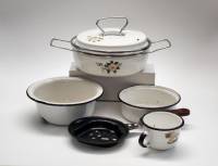 Кастрюля миски кружка сковородка Эмалированная посуда 5 предметов