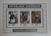 --  Блок марок  Габон 1 шт.  Негашеные , III O