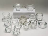 Подсвечники 11 штук стекло для плавающих чайных и обычных свечей