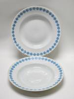 Тарелки суповые 2 шт фарфор Богемия Чехословакия