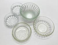 Конфетницы, розетки, стекло, 5 шт