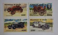 -- Набор марок Республика Нигер 4 шт.  Гашёные , III Θ