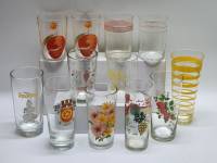 Стаканы 12 штук стекло с рисунком
