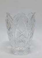 Ваза, хрусталь, высота - 15 см., д-12 см., СССР (сост. на фото)
