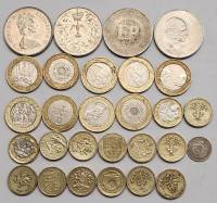 Набор монет Англия 28 штук