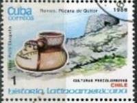 (1986-066) Марка Куба "Керамический кувшин"    История Латинской Америки II Θ