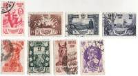 1939-23-30 Серия Набор марок 8 шт СССР  Сельхозяйственная выставка II Θ