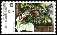 (1974-101) Марка Германия (ГДР) "Натюрморт"    Живопись III Θ