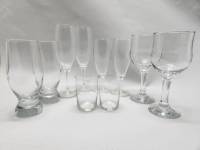 Набор парные бокалы фужеры стаканы и стопки 10 штук