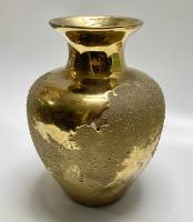 Ваза, керамика, позолота, ручная работа