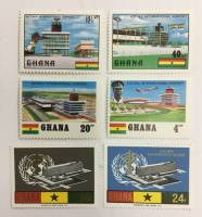 --  Набор марок Гана 6 шт.  Негашеные , III O