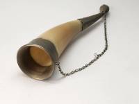 Рог сувенирный на цепочке 19 см. СССР 
