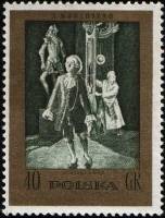 (1972-036) Марка Польша "Усадьба с привидениями (опера)"    100 лет со дня смерти Станислава Монюшко