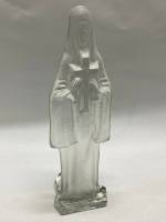 Подсвечник стеклянный 27 см