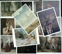 Набор открыток "Живопись. ИЗОГИЗ. Гос. Третьяковская галлерея", 16  шт., 50-е г.