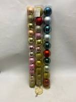 Елочные украшения шары цветные набор