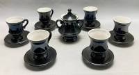 Кофейный сервиз, керамика, 13 предметов