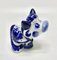 Статуэтка гжель бычок 