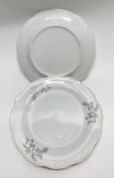 Тарелки десертные, рисунок веточки сосны, ажурные края, 5 шт