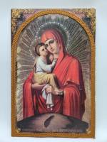 Икона Почаевская Божией Матери 31х48 см офсет на дереве (с молитвой)