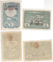 1939-34 35 Серия Набор марок 2 шт СССР Надпечатка на 1938  18 августа - день авиации II O