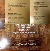 Пластинка виниловая , Chechoslovak historic organs Opus 300 мм. (Сост. отл.)