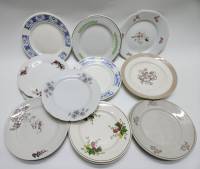 Тарелки десертные разные 18 штук диаметр 17-19 см